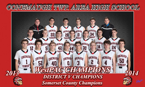 Conemaugh TWP. Area High School 2013-2014 WestPAC Champions District V Champions Somerset County Champions