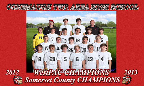Conemaugh TWP. Area High School 2012-2013 WestPAC Champions Somerset County Champions