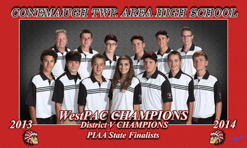 Conemaugh TWP. Area High School 2013-2014 WestPAC Champions District V Champions PIAA State Finalists