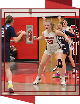 MS Girls Basketball game