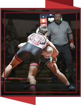 Students wrestling